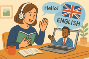 英会話 スタディサプリをイメージした図