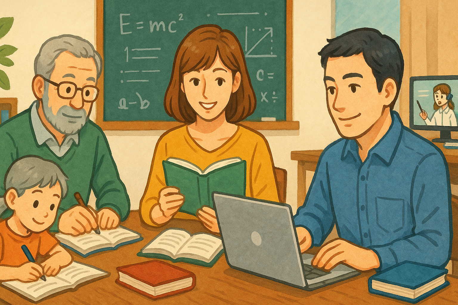 教育の再生産から自由になる！大人がスタディサプリで自分らしく学ぶ方法イメージ図
